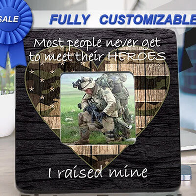 proud army mom picture frame