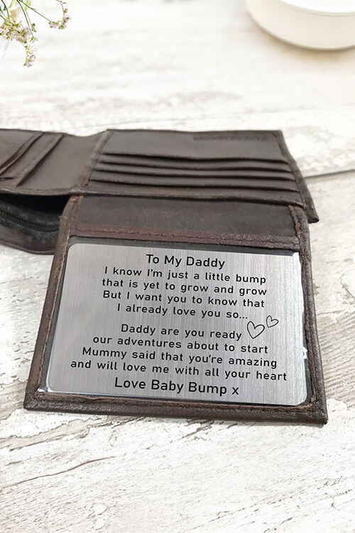 note in wallet
