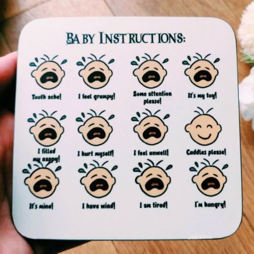 Funny instructions New Baby