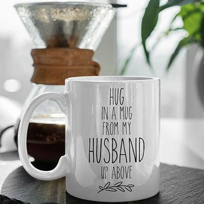 Loss of Husband memorial mug
