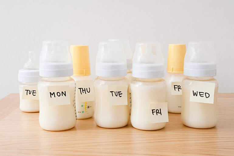 breast milk by days