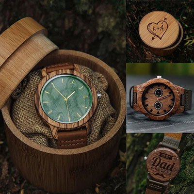 Personalized Wooden Watch for Miscarriage