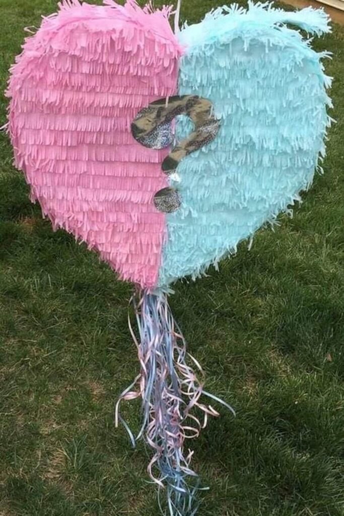 pinata with pink or blue treats