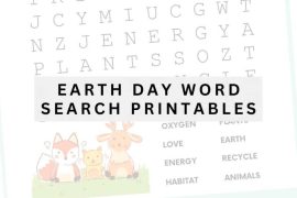 Earth Day Word Search Printables